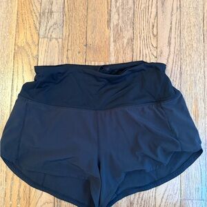Women's Black Lulu lemon Athletic Shorts